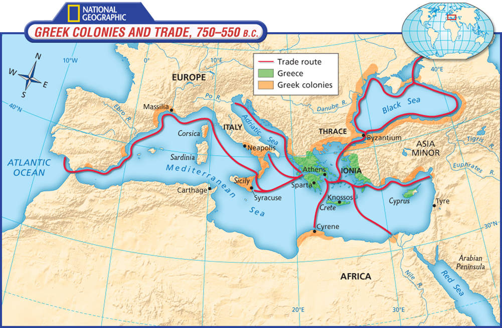 geography of ancient greece map skills worksheet